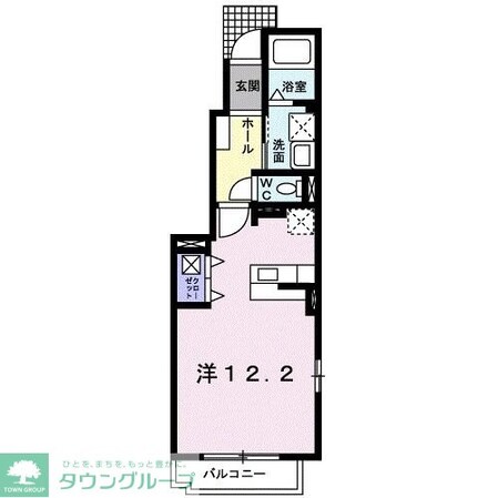 クレメント・リヴァー A棟の物件間取画像